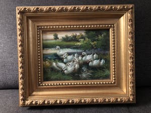 Niet of onleesbaar gesigneerd - Eendjes aan de waterkant kopen? Bied vanaf 10!