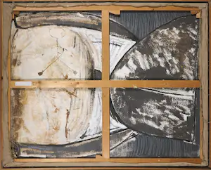 John Lie a Fo - Acryl op doek, Zonder titel - Ingelijst (Groot) kopen? Bied vanaf 500!