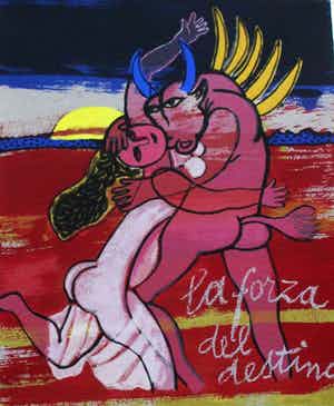 Corneille - Litho: La forza del destino - 1990 verkocht voor € 295!