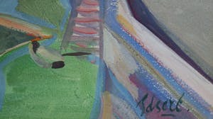 Henk van den Idsert - gouache op papier - stads- en havengezicht kopen? Bied vanaf 250!