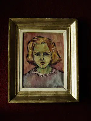 Niet of onleesbaar gesigneerd - Fraai in 1932 Fauvistisch geschilderd olieverf op doek "portret jong meisje" kopen? Bied vanaf 1!