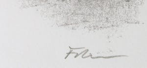 Luis Filcer - Handbewerkte litho, Compositie met figuren - Ingelijst kopen? Bied vanaf 1!