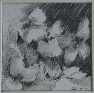 Fon Klement - Ingelijste tekening , Bloemstilleven 6 - 2000 kopen? Bied vanaf 50!