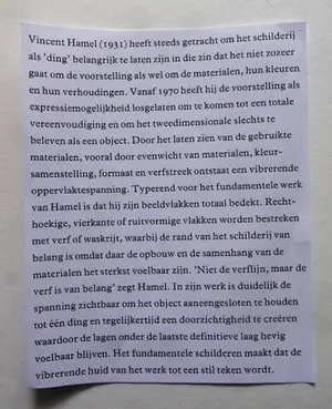 Vincent Hamel - VERFSTRUCTUUR (blauw) 1999 kopen? Bied vanaf 135!