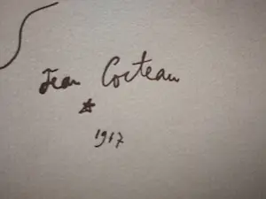 Jean Cocteau - Figuur. Reclametekening. kopen? Bied vanaf 1!