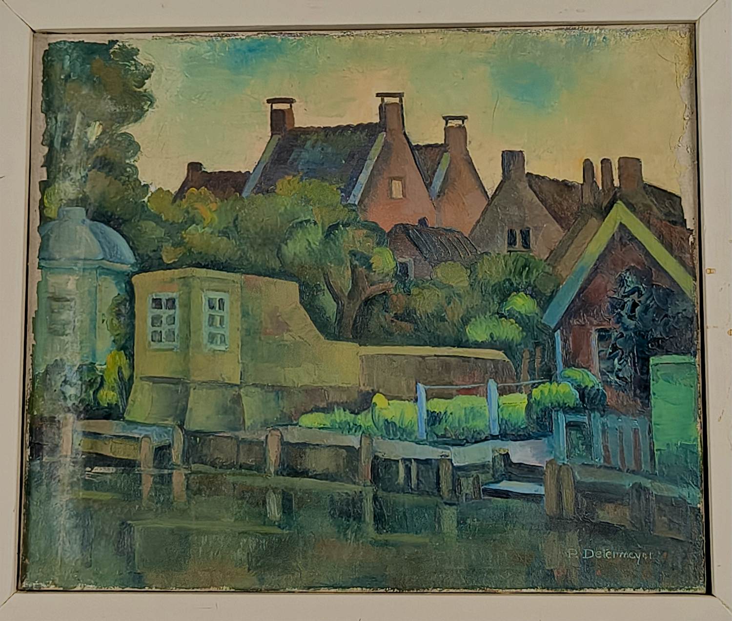 Paul Determeyer - Dorpsgezicht, vermoedelijk Loenen aan de Vecht kopen? Bied vanaf 30!