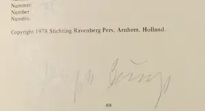 Joseph Beuys - & H.H. ter Balkt - Gedichten met zeefdrukken - Gesigneerd exemplaar! kopen? Bied vanaf 350!