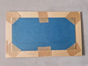 Hermanus van der Meijden - ca. 1950 - "Art Concret" - handgekleurde linosnede - geometrische abstractie kopen? Bied vanaf 47!