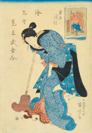 Utagawa Kuniyoshi - Houtdruk, Uoichi Taninobu kopen? Bied vanaf 80!