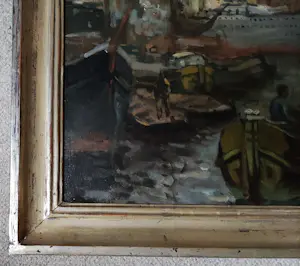 Martin van Waning - Havengezicht kopen? Bied vanaf 1200!