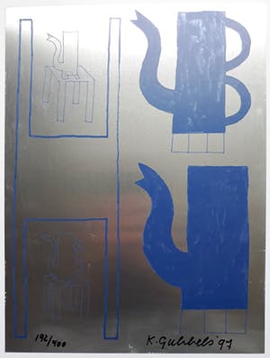 Klaas Gubbels - Kannen, zeefdruk op aluminium kopen? Bied vanaf 250!