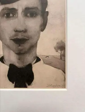 Jan Mankes - Originele Heliogravure Zelfportret 1923 kopen? Bied vanaf 110!