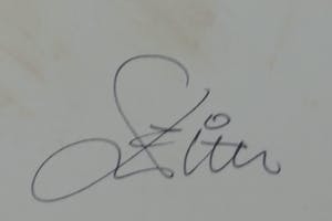 Franscz Witte - Olieverf en krijt op papier, Liggend figuur kopen? Bied vanaf 35!