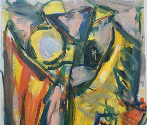 Wim Drion - acrylverf op papier (1986) - mooi ingelijst kopen? Bied vanaf 69!