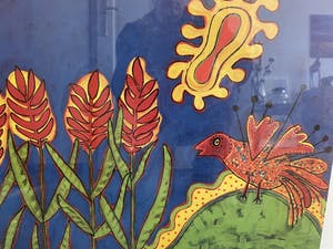 Benno Arzt - Zeefdruk - Nr 43 - Bloemenveld kopen? Bied vanaf 25!