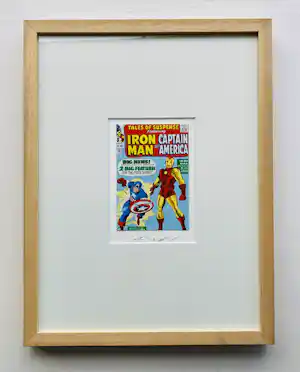 Buy Jan Henderikse - Iron Man and Captain America - Ingelijst? Bid from 325!