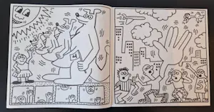 Keith Haring - Pop Shop kleurboek 1986. kopen? Bied vanaf 300!