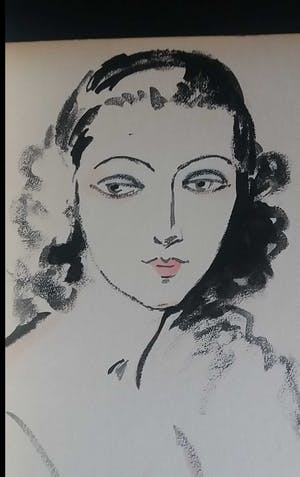 Kees van Dongen - Portrait de femme kopen? Bied vanaf 1250!