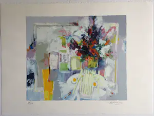 Wijnand Thönissen - Limburgs gerecht | kleurrijke zeefdruk kopen? Bied vanaf 49!