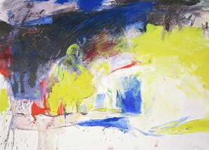 Franscz Witte - Acryl op papier, Zonder titel kopen? Bied vanaf 1!