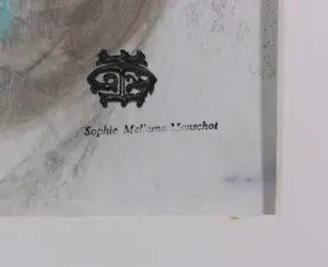 Sophie Mellema - Gemengde techniek op papier, Zonder titel - Ingelijst kopen? Bied vanaf 75!