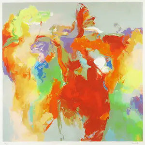 Peter Munnik - Zeefdruk, Zonder titel - Ingelijst kopen? Bied vanaf 1!