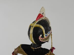 Niet of onleesbaar gesigneerd - Twee Indonesische Wajangpoppen kopen? Bied vanaf 1!