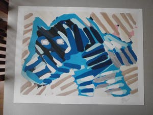 Karel Appel - ten [6] bulldog kopen? Bied vanaf 1!