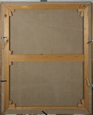 Will Landman - Gemengde techniek op doek, Zonder titel - Ingelijst kopen? Bied vanaf 10!