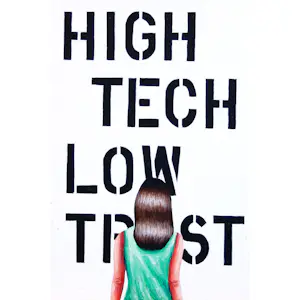 Gerard Boersma - High Tech, Low Trust (vrouw met schilderij geïnspireerd door Christopher Wool) kopen? Bied vanaf 125!