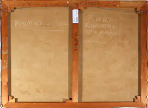 Frans de Wit - Olieverf op doek, Naaimachine op tafel kopen? Bied vanaf 200!