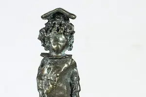 Nicolas Dings - Bronzen beeld, Mobile home kopen? Bied vanaf 100!