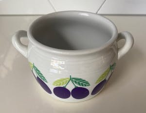 Ulla Procope - Boter pot met pruimen decor uit de Pomona serie van Arabia kopen? Bied vanaf 1!