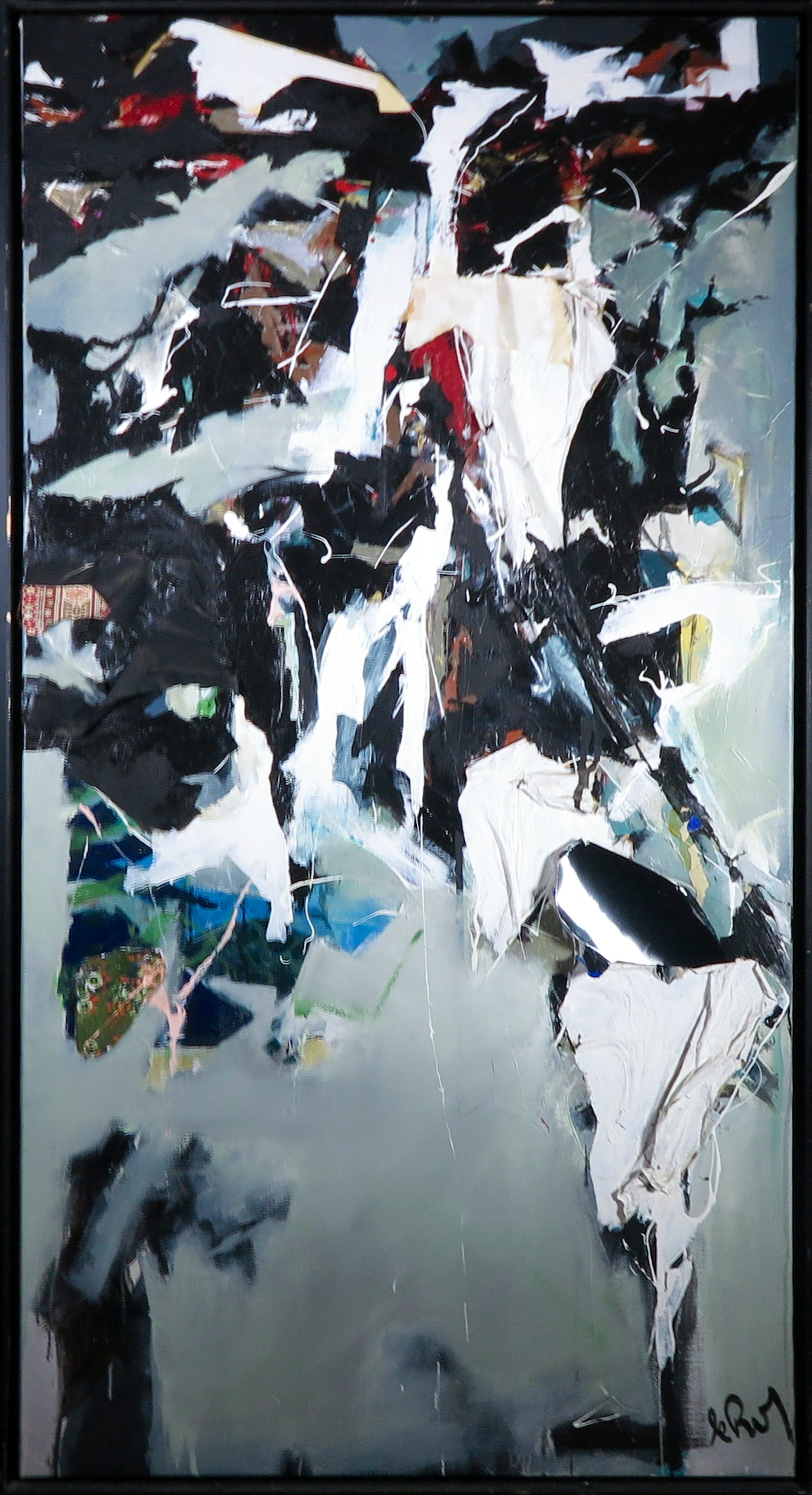 Han le Roy - Acryl op doek, Leven - Ingelijst (Zeer groot) kopen? Bied vanaf 1!