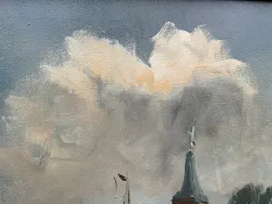 Jan Kelderman - Dorpsgezicht. kopen? Bied vanaf 100!