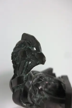 Hetty Heyster - Bronzen sculptuur, Gestileerde roofvogel kopen? Bied vanaf 1300!