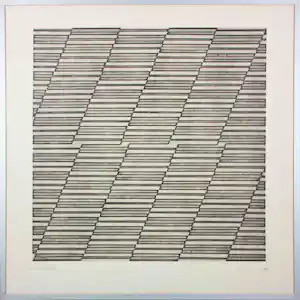 Tom van der Maden - Ets, Zonder titel - Ingelijst verkauft für € 50!