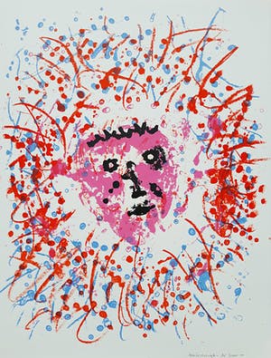 Jef Diederen - Mooi hoofd, litho kopen? Bied vanaf 45!