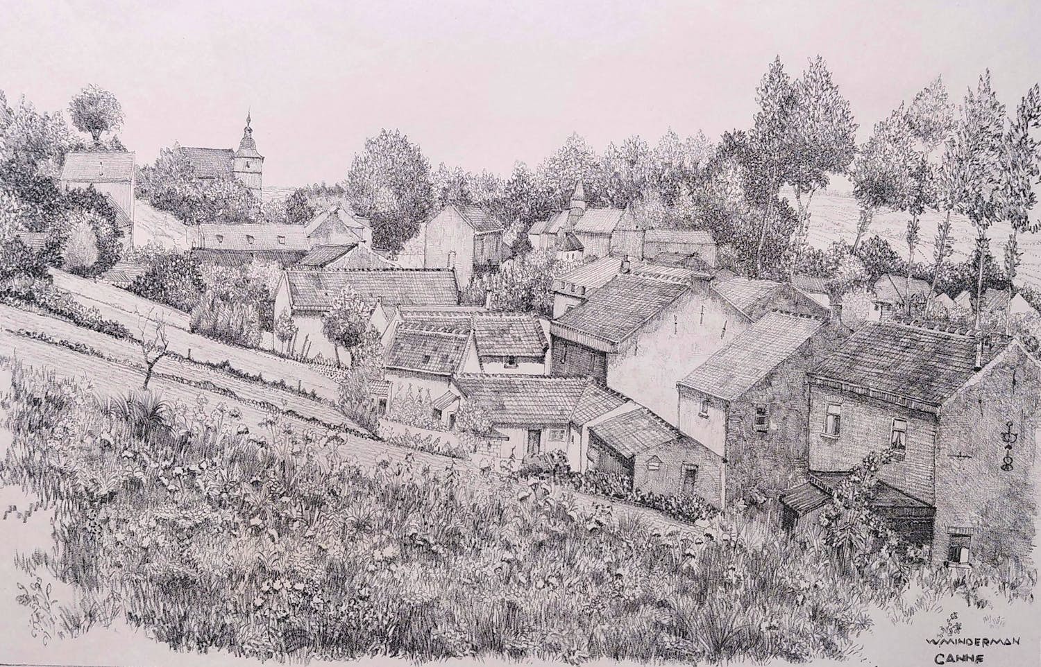 Willem Minderman - Canne, litho kopen? Bied vanaf 35!