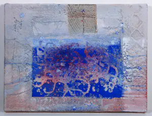 Chabab Tayefeh Mohajer - Gemengde techniek op doek, Lot van 7 kleine unieke werken kopen? Bied vanaf 150!