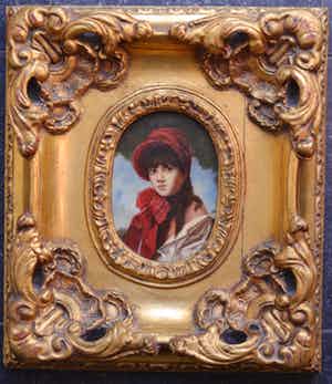 Niet of onleesbaar gesigneerd - Engelse school (20ste eeuw) - Olieverf op paneel verkocht voor € 10!