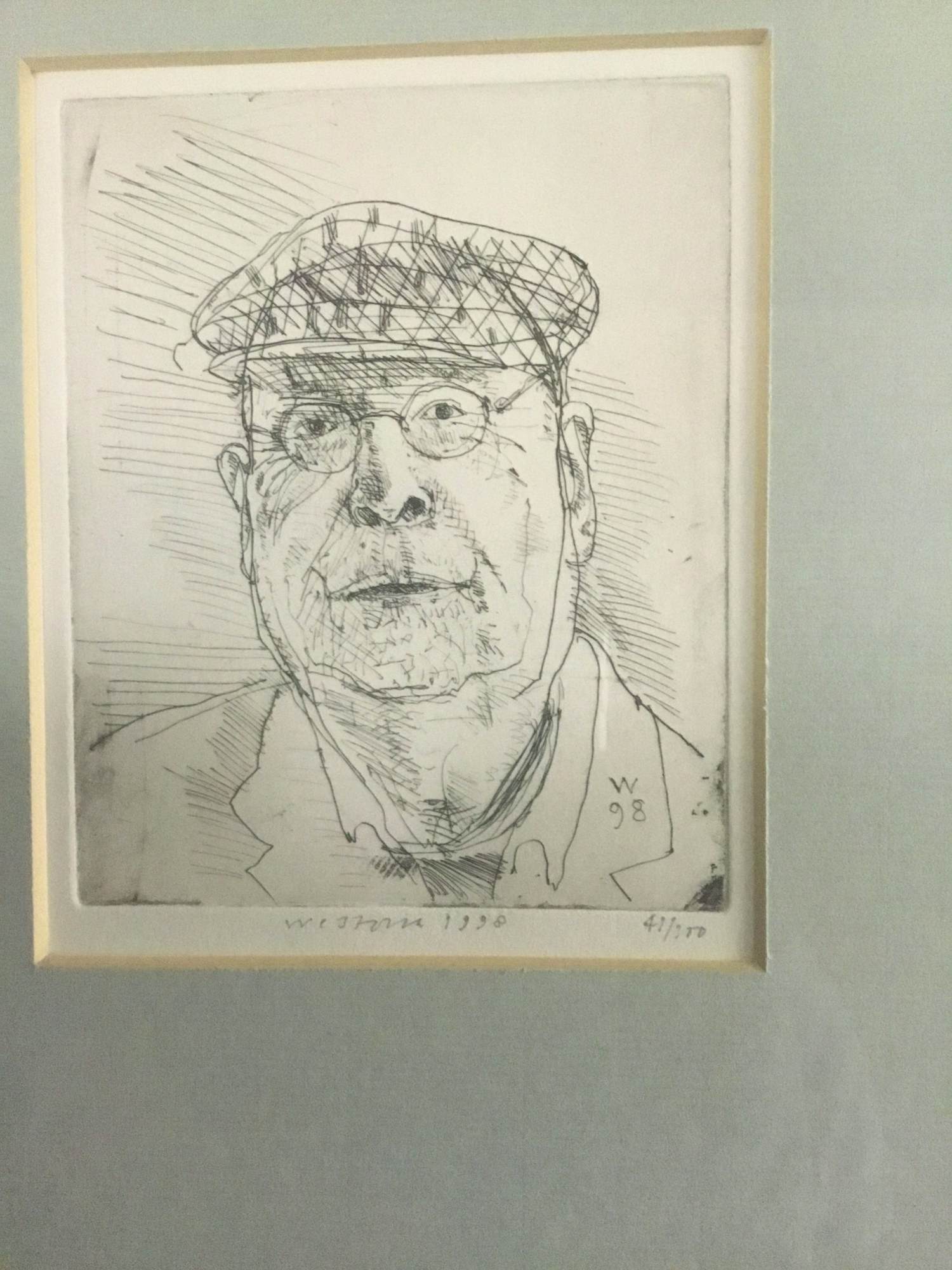 Co Westerik - Zelfportret verkocht voor € 250!