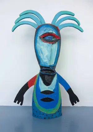 Henk Vierveijzer - Beschilderd hout en papier-maché, Stormy (Groot!) kaufen? Bieten Sie von 300!