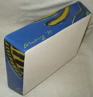 Corneille - fraaie ovenschaal + 2 onderzetters + glazen klok kopen? Bied vanaf 50!