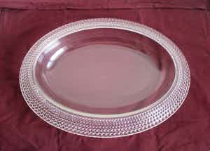 Mooie ovale schaal van Lalique verkocht voor € 1!