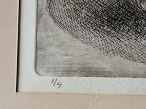 Bertus Voortman - een hele mooie droge naald Ets "appelen" in zeer kleine oplage (4) gemaakt kopen? Bied vanaf 37!