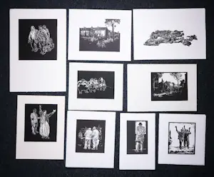 Stijn Peeters - Serie van 73 linosnedes 2003-2005 kopen? Bied vanaf 450!