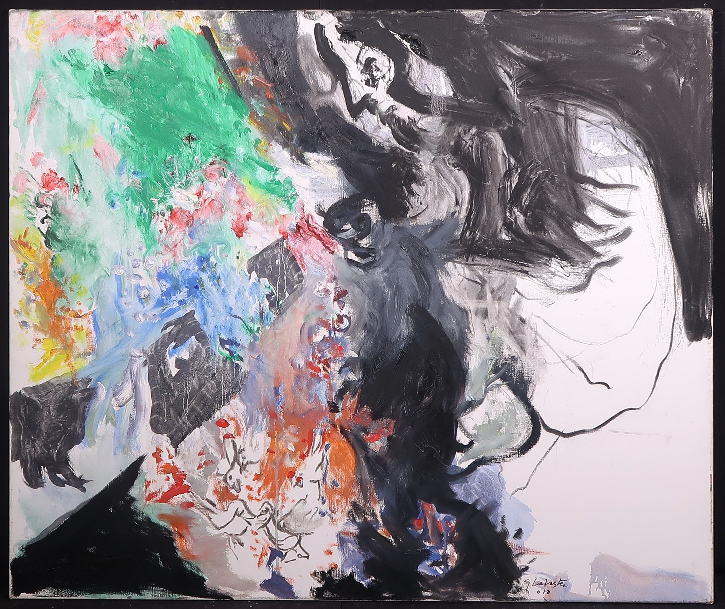 Ger Lataster - Olieverf op doek, Zonder titel kopen? Bied vanaf 1900!