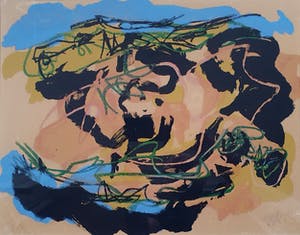 Karel Appel - Composition - nieuwe lijst! kopen? Bied vanaf 465!