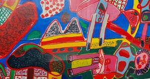 Corneille - Le Jardin des Delices - ingelijst - zeer zeer groot kopen? Bied vanaf 1!